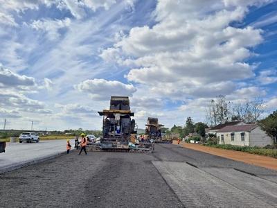 重點工程,G329巢湖段改建工程項目建設掀起大干熱潮